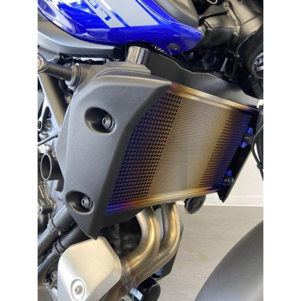 Titanium Power �`�^�j�E���p���[ �`�^�����W�G�[�^�[�R�A�K�[�h �J���[�F�u���[�O���f�[�V���� MT-07 YAMAHA ���}�n ��p�֘A �G���W��