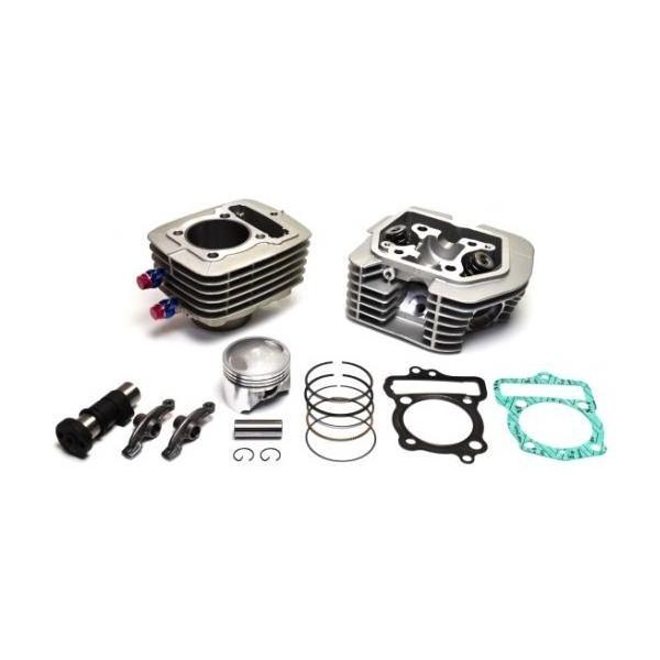 CLIPPING POINT クリッピングポイント ハイパワー115cc＋ハイカムST-1 バンジョーカラー：シルバー / ホース径：6Φ エイプ100 HONDA ホンダ ボアアップキット