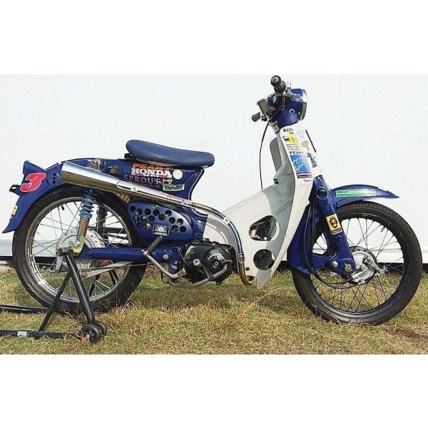 モンキー　カブ　アップマフラー OVER RACING オーヴァーNLアップマフラー ステンレス Monkey125