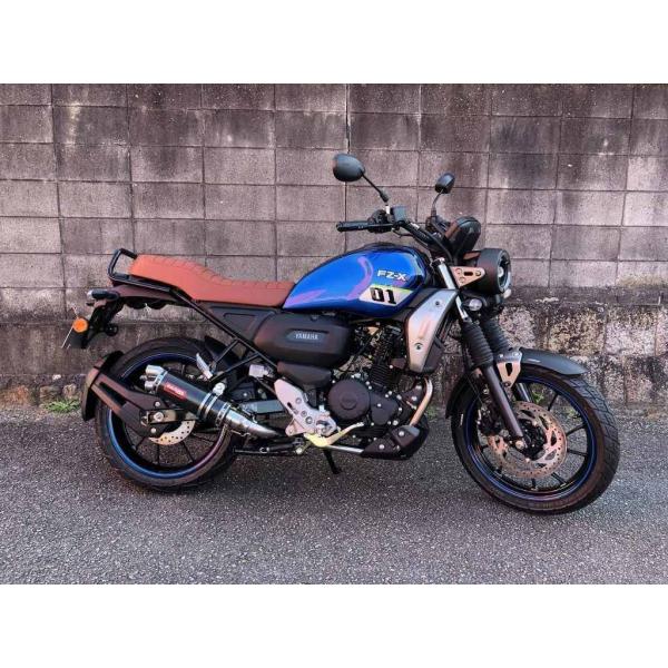 HAJIME ハジメ フルエキゾーストマフラー タイプ：ブラックカーボン FZ