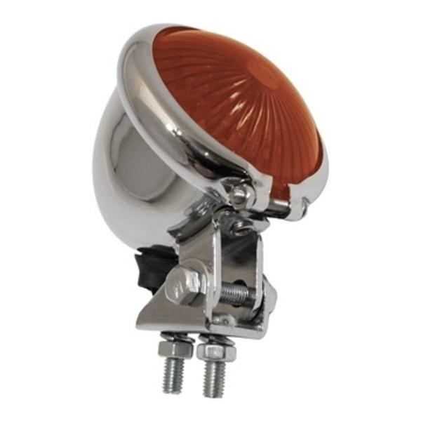 Shin-Yo V[ LED taillight Bates Style chromed housing red glass e[v Η dn