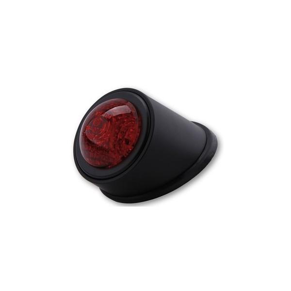 Shin-Yo V[ LED taillight Old School TYP1 black red glass E-approved e[v Η dn