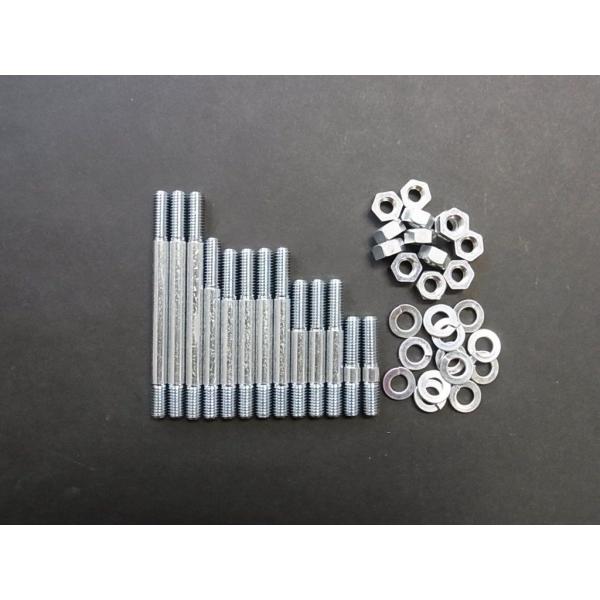 OUTLINE �A�E�g���C�� �N�����N�P�[�X�pM6�X�^�b�h�{���g�Z�b�g KH400 KH250 SS350 KAWASAKI �J���T�L �X�^�b�h�{���g �G���W���p�[�c �G���W��