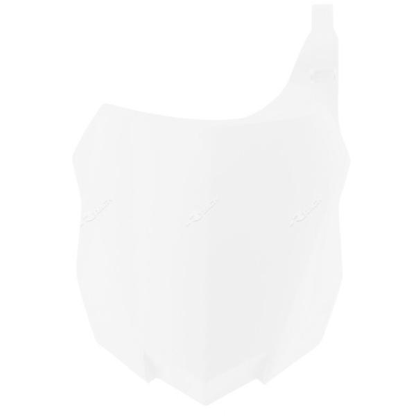 RACETECH [XebN Front Number Plate White Kawasaki KX250F^450F KX 250 F  450 KAWASAKI JTL [bPJE JE֘A O