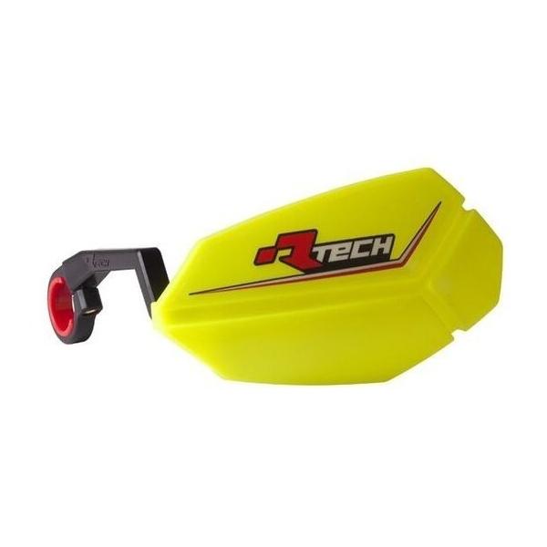 RACETECH ���[�X�e�b�N R20 Handguards - Neon Yellow E-Bike �n���h�K�[�h�E�i�b�N���K�[�h �n���h�����Ӄp�[�c �n���h��