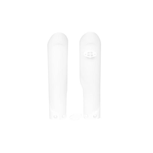 RACETECH ���[�X�e�b�N Fork Guards White KTM SX85 85 SX BIG WHEELS 19/16 STD 17/14 �t�H�[�N�K�[�h �O��