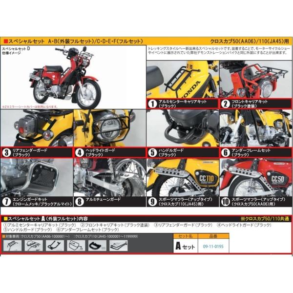 クロスカブ　カウル　3点セット webike02_25597559