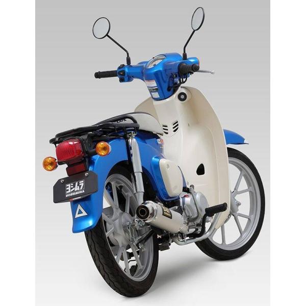 YOSHIMURA ヨシムラ 機械曲 GP-MAGNUMサイクロン TYPE-DOWN EXPORT SPEC 政府認証 タイプ：SSF (サテンフィニッシュカバー)重量3.5kg Cross Cub110 Super