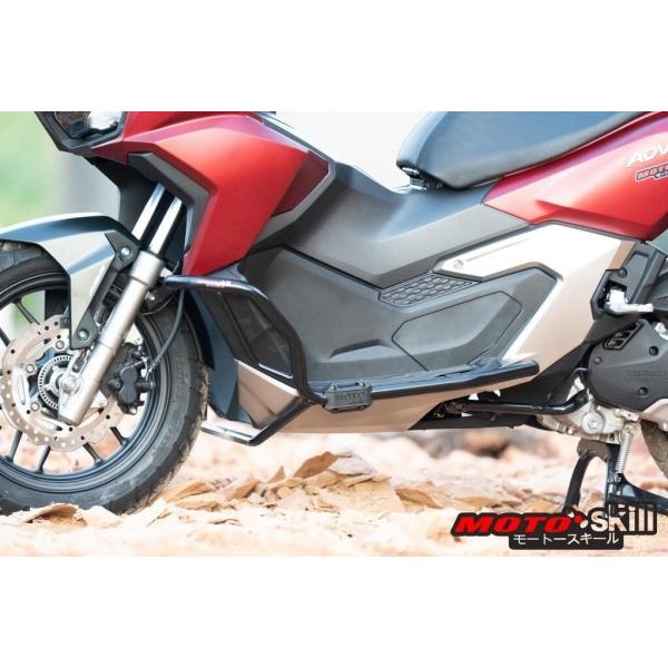 MOTOSKILL モートースキール Crash bar ADV160 set V.1 カラー：Gloss Black HONDA ホンダ エンジンガード フレーム