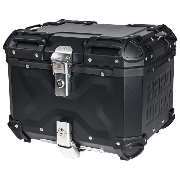 HARDWORX ハードワークス アルミトップケース 45L カラー：ブラック トップケース・テールボックス 車体用バッグ・ケース