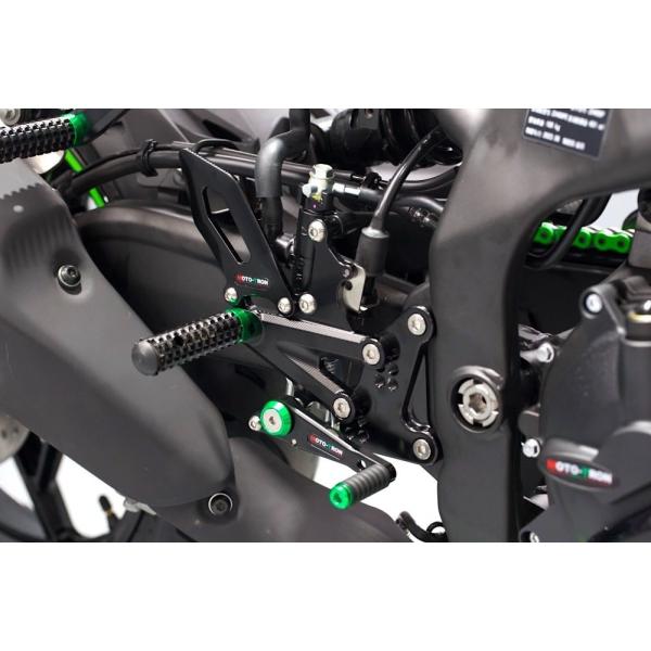 zx25r zx4r バックステップ OVER RACING オーヴァー バックステップ 4ポジション ブラック