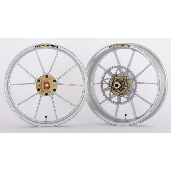 【美品】ZX-4R イグザクトアルミ鍛造ホイール前後　S23タイヤ付き 美品】ZX-4R イグザクトアルミ鍛造ホイール前後S23タイヤ付き