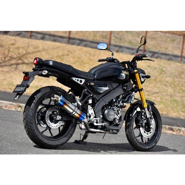 BEAMS ビームス R-EVO フルエキゾーストマフラー サイレンサー：ヒートチタン XSR125 YAMAHA ヤマハ マフラー