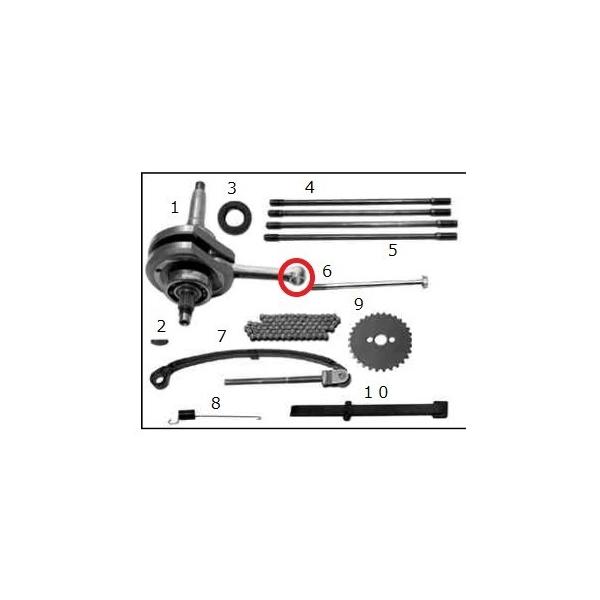 SP武川 SPタケガワ 【補修部品】コネクティングロッド／01-10-0101／01-10-0102用 Ape XR50モタード HONDA ホンダ コンロッド エンジンパーツ エンジン