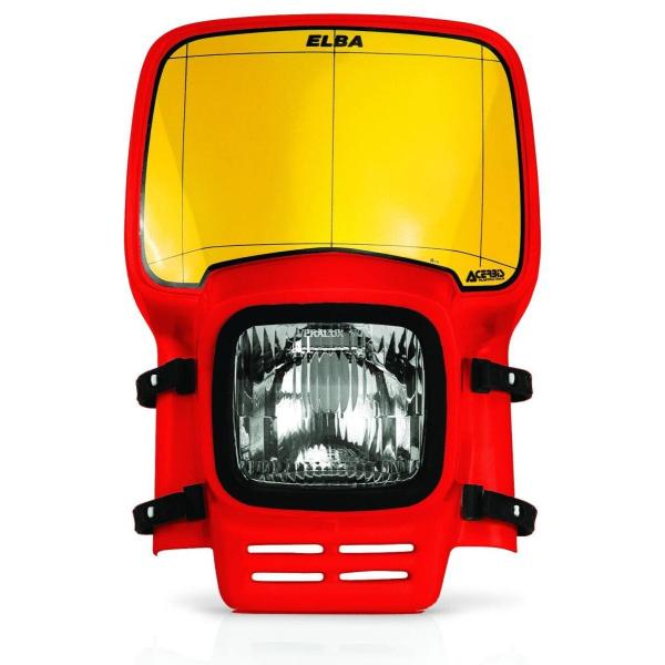 アチェルビス　ELBA ヘッドライト ACERBIS（アチェルビス） ELBA COLOR：110 - red ヘッドライト 灯火類