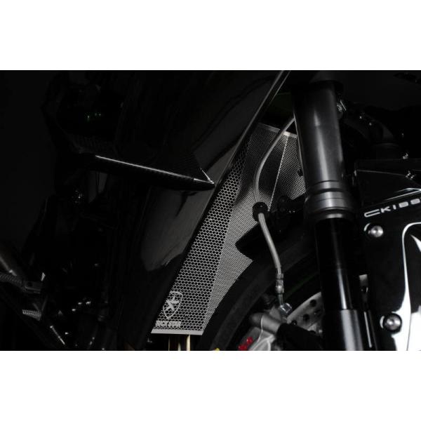 TRICKSTAR トリックスター ラジエターコアガード 表面仕上げ：ステンレスシルバー Ninja H2 CARBON SX + SE H2R Z KAWASAKI カワサキ 冷却関連 エンジン