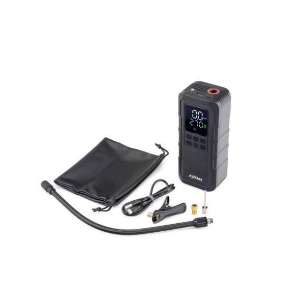 KIJIMA キジマ High-power スマートエアポンプ JP03 ChargedbyUSB-C QuickConected BK 空気入れ その他タイヤ関連用品