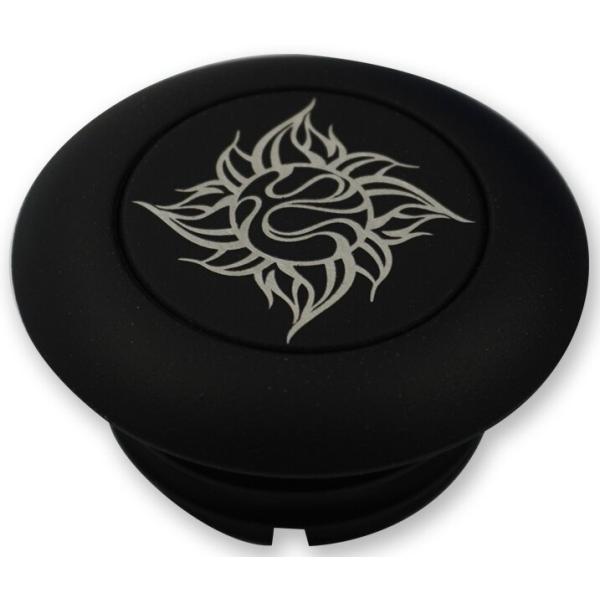 ハーレーダビッドソン トライジャ太陽LOGOガスキャップブラック