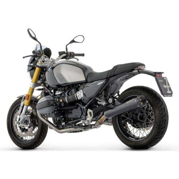 ARROW アロー REBEL ニクロム「ダーク」サイレンサー、アルミニウム「ダーク」エンドキャップ付き R 12 nineT BMW スリップオンマフラー マフラー