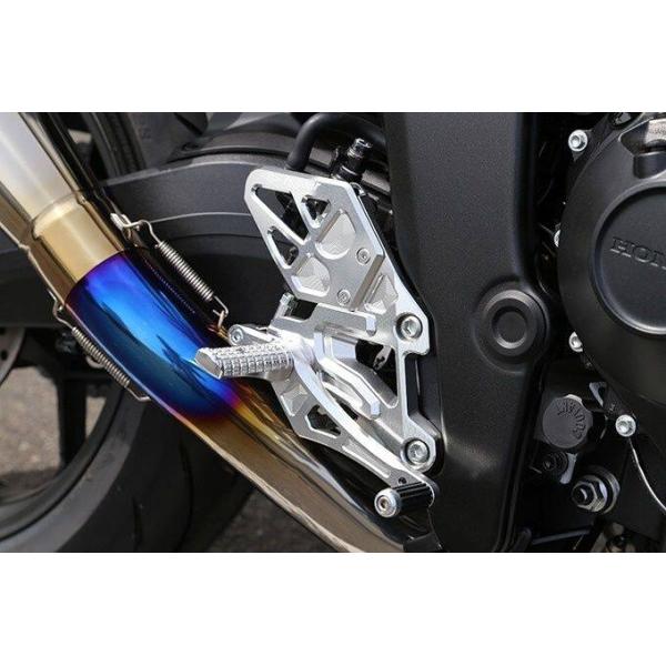 r’s gear アールズギア ライディングステップ カラー：クリアシルバー CB1000F SE HONDA ホンダ バックステップ ステップ 足回り