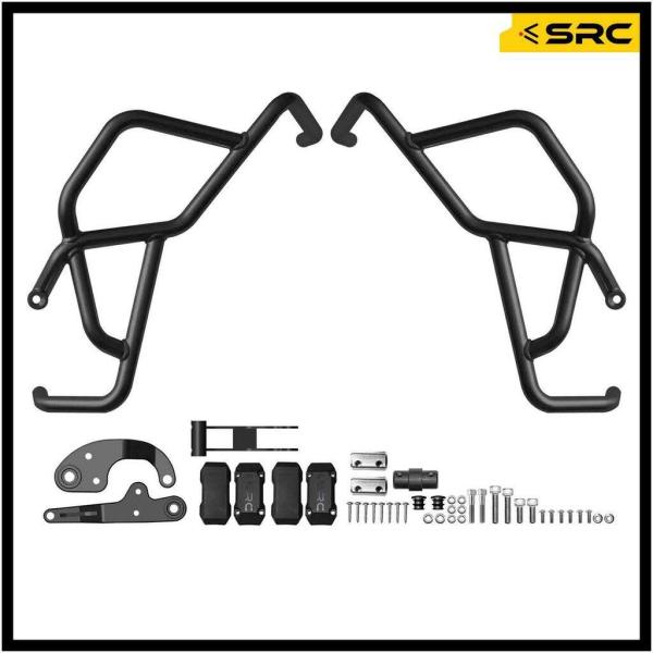SRC エスアールシー クラッシュバー(エンジンガード) アッパー テネレ700 25- カラー：ブラック TENERE 700 YAMAHA ヤマハ エンジンガード フレーム