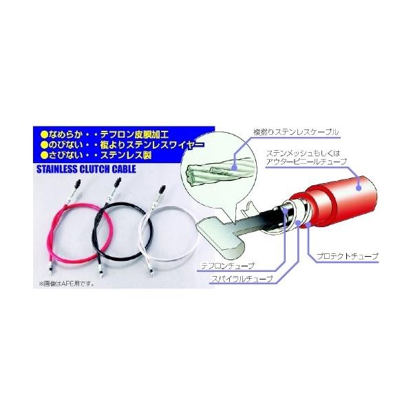 他サイト： KITACO キタコ クラッチケーブル エイプ100 エイプ50 HONDA ホンダ クラッチワイヤー ハンドル周辺パーツ ハンドルの商品画像