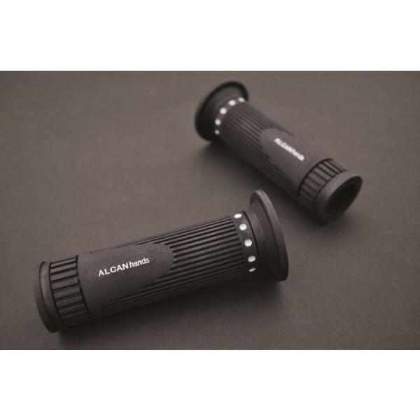 ALCAN hands アルキャンハンズ グリップ Φ22用 iGrip (アイ・グリップ) カラー：メタリックシルバー HONDA ホンダ ハンドル