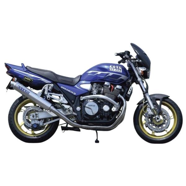 XJR1200 XJR1300 OVERフルエキゾーストマフラー セスミック OVER RACING オーヴァー SESMIC-3 ステンアルミ XJR1300 YAMAHA