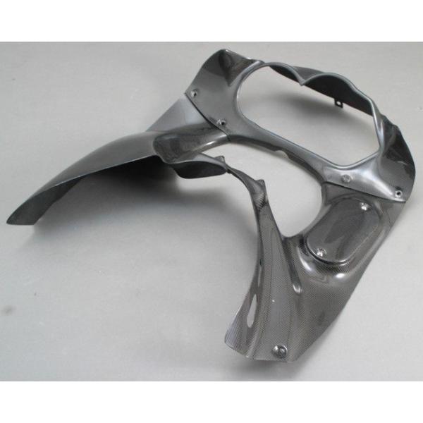 ZZR1400用a-tech製カーボンインナーカウル 左右セット A-TECH エーテック アッパーカウルインナー セット 素材：平織カーボン