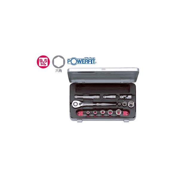 京都機械工具 KTC 9.5sq. ソケットレンチセット TB308 12点 (レンチ