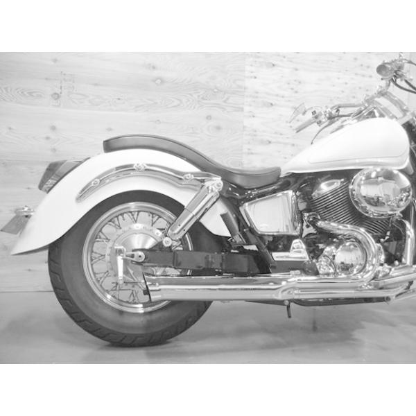 KENTEC（ケンテック） 極太フレアカット2IN1マフラー 110Φ シャドウ400