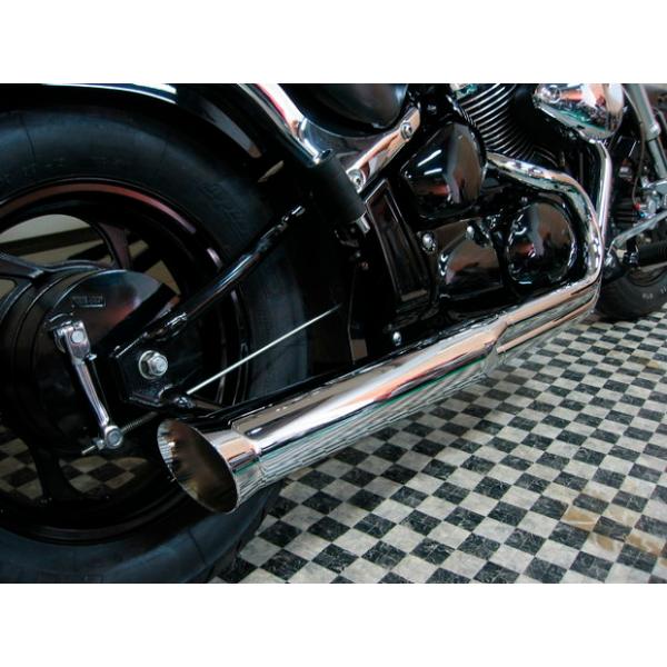 ケンテック　2in1 極太フレアカット　マフラー 楽天市場】KENTEC ケンテック 極太フレアカット2IN1マフラー 110Φ