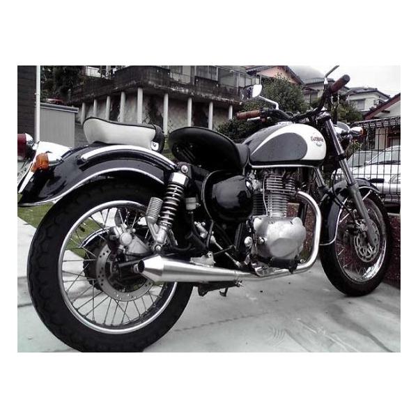 エストレヤ250用 ビューティーメガホン中古品マフラー の出品です。 webike_20125748