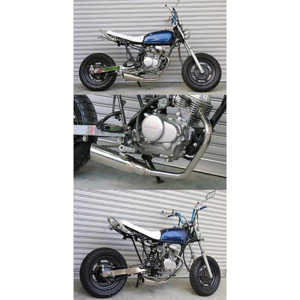 HONDA エイプ50 WirusWin フルエキゾーストマフラー webike_2023934