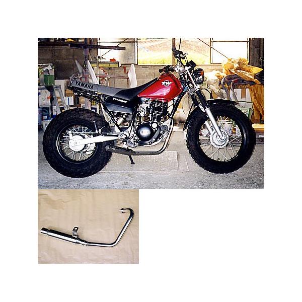 tw200用ウィルズウィンステンレススチールマフラー WirusWin ウイルズウィン シャープマフラー TW200 TW225E YAMAHA