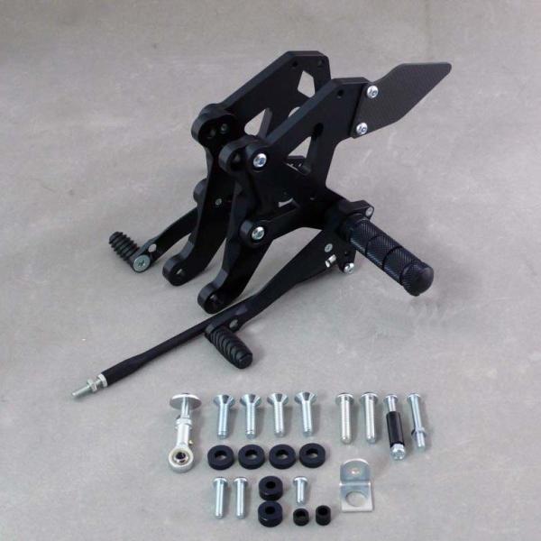 ホーネット250 BEETバッグステップ EARL'Sメッシュホース 赤パッドつき