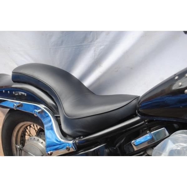 部品屋K&W スムースコブラシート カラー:黒 バルカン400 部品屋K&W スムースコブラシート カラー:黒 バルカン400