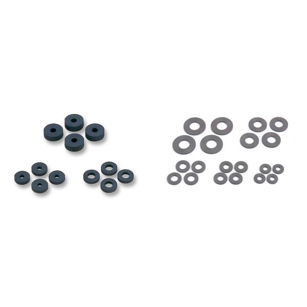 他サイト： POSH Faith ポッシュ フェイス ユニバーサルラバーワッシャーセット サイズ：内径6mm×外径12mm×厚さ4mm 汎用ワッシャー 外装の商品画像