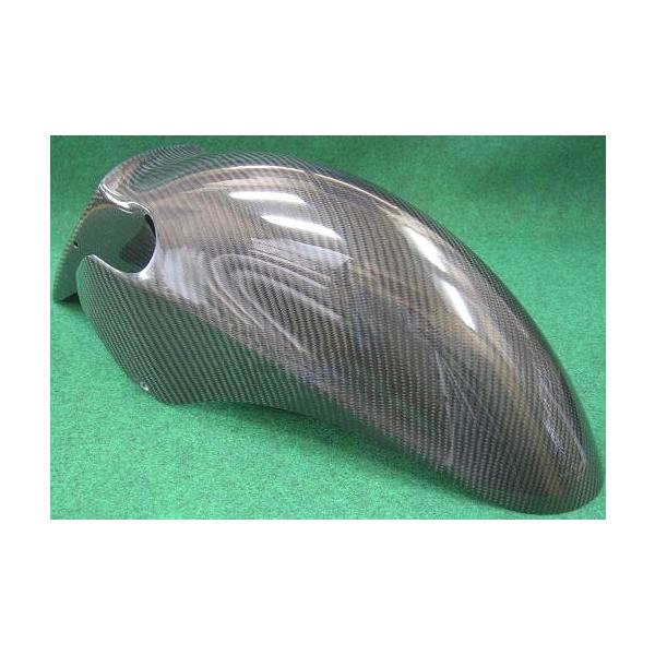 ZZR1100D型フロントフェンダー社外品スティングR&D塗装品 STING