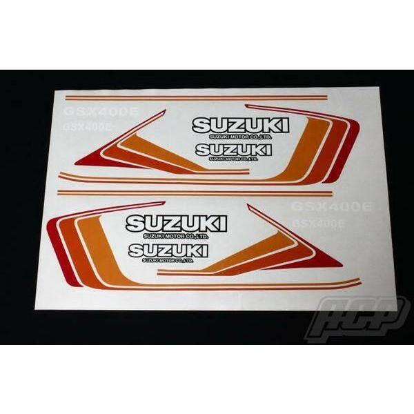 ACP エーシーピー 純正タイプ ラインステッカーセット GSX400 E ザリ SUZUKI スズキ ステッカー・デカール 外装