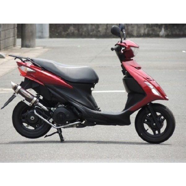 BURIAL(ベリアル)GPトルネードアドレスV125ブラックカーボン マフラー