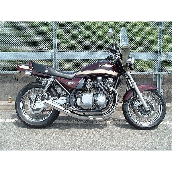 Kawasaki ゼファー750 ミズノモータース　ゼス菅　ちょい悪　3D曲げ MIZUNO MOTOR ミズノモーター 【ゼス】ゼファー750用 ショート