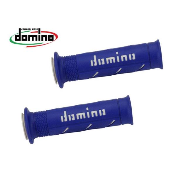 domino ドミノ ストリートタイプ グリップ カラー：ブルー×ホワイト オンロードモデル ハンドル
