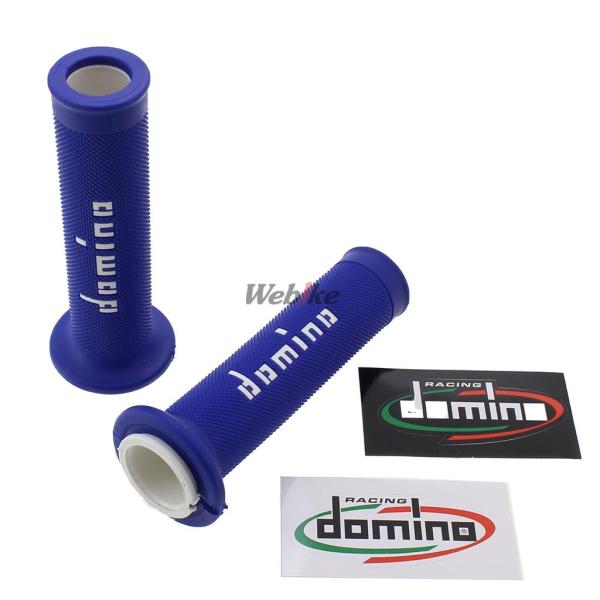 domino ドミノ レースタイプ グリップ カラー：ブルー×ホワイト ハンドル