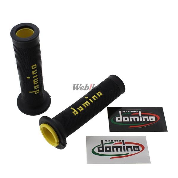 domino ドミノ レースタイプ グリップ カラー：ブラック×イエロー ハンドル