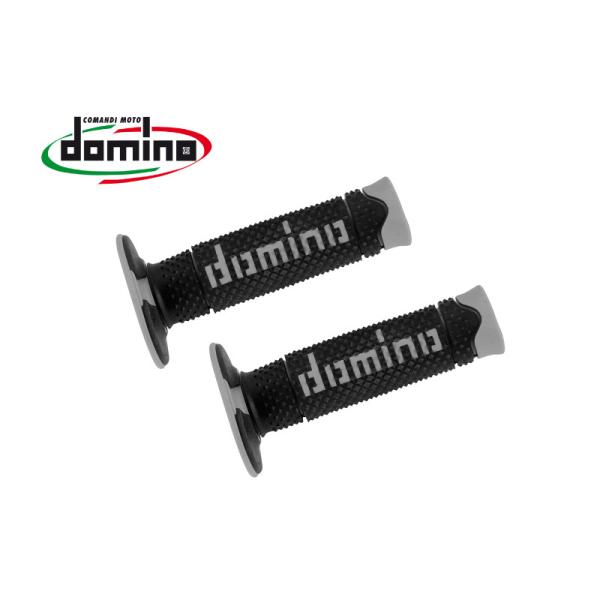 domino ドミノ オフロード DSH グリップ カラー：ブラック×グレー ハンドル