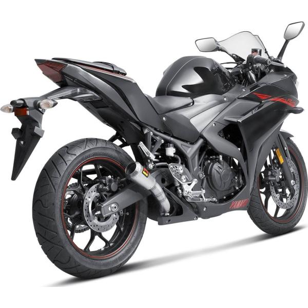 yzf r25 社外　アクラポビッチ風　ヘキサゴンマフラー AKRAPOVIC アクラポビッチ スリップオンマフラー (GPタイプ