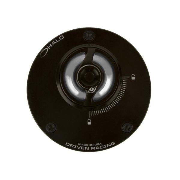 YAMAHA用 DRIVEN：ドリブンD-Axis HALOフュエルキャップ中古 DRIVEN（ドリブン） D-Axis HALO フュエルキャップ カラー：シルバー