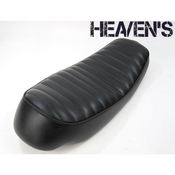 SR400 SR500 キャブ オフィシャル セミダブル タックロール シート HEAVENS ヘブンズ キャニオンシート タックロール スタンダード / 低