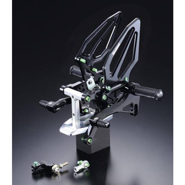 WOODSTOCK ウッドストック 耐久ペダル(可倒式) バックステップキット βチタニウムボルトバージョン Ninja H2 KAWASAKI カワサキ バックステップ ステップ
